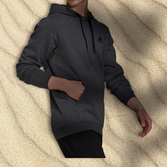 AdidasFeel Cozy Grey Hoodie - Size Small _ Grey - Picture 2 of 4